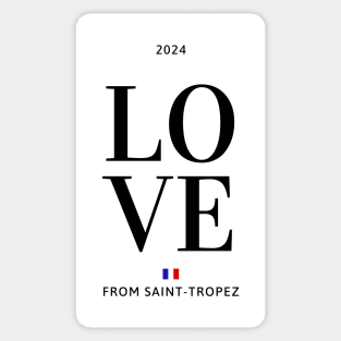 Love from Saint Tropez Sticker